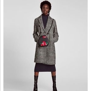 Zara oval floral bag